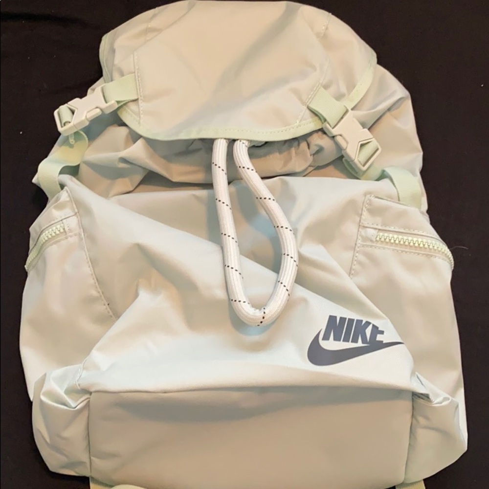 Nike drawstring mint green backpack